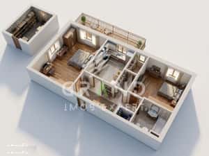 2 Camere Decomandate | Balcon | Etaj 6/10 | Orientare VEST | Manastur — miniatura 3