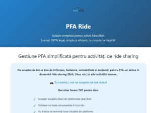 PFA Uber/Bolt – Contabilitate Infiintare  E-FACTURA Declaratia Unica — miniatura 7