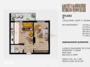 Apartament cu 2 camere de vanzare, modern, incalzire in pardoseala — miniatura 6