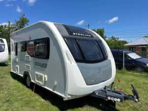 Rulota Swift Sterling Eccles 442 Sport 2014 Cabina dus Alko ATC Centrala Truma Comb 4 Acumulator usoara 1244mma — miniatura 9