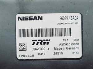 Calculator frana de mana Nissan Qashqai (2) [Fabr 2013-2017] 360324BA0 — miniatura 2