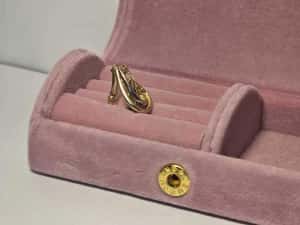 Cercei din aur galben 14K, 2.09 Grame — miniatura 2