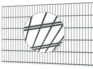 Plasa de gard - panou 2D zincat cu fir dublu — miniatura 5