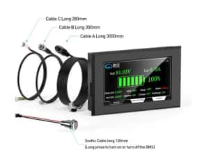 (PROMOTIE-5%) JKBMS PB2A16S20P (V15/V19) (com. invertor) / LCD 4.3" — miniatura 7