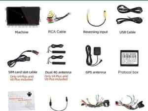 2GB/64GB Navigatie Skoda Octavia VW Golf 6 5 Passat B6 B7 Polo Carplay — miniatura 3