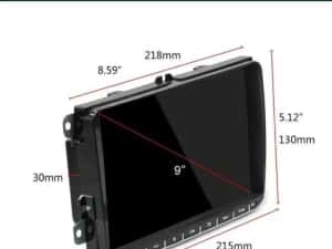 2GB/64GB Navigatie Skoda Octavia VW Golf 6 5 Passat B6 B7 Polo Carplay — miniatura 4