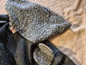 Rochie tricotată cu croială evazată și guler înalt, marimea XXL — miniatura 7