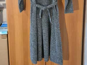 Rochie tricotată cu croială evazată și guler înalt, marimea XXL — miniatura 8