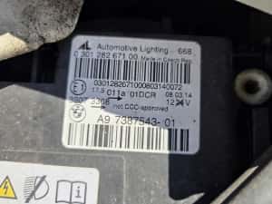 Far stanga dreapta complet bixenon BMW seria 4 F32 F33 F36 cod 7387544 7387543 — miniatura 3