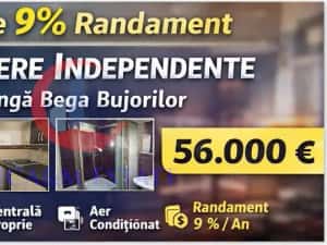 Investitie sigura , 2 garsoniere independente ,Etaj 1 langa Bega Bujorilor