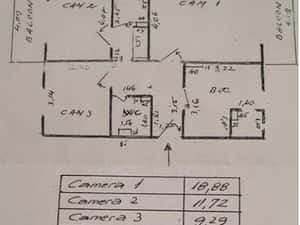 Apartament cu 3 camere, 2 bai Grigorescu zona Al, Vlahuta — miniatura 3