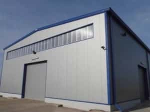 Vand hala metalica 17x35 structura panouri sandwich si alte dimensiuni