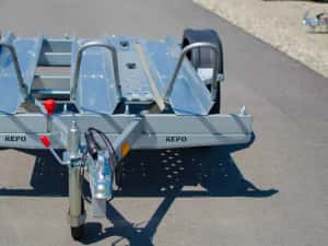 Remorca noua ,750 kg- transport moto-atv — miniatura 4