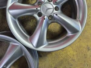 Jante Aliaj 5x112 17'' OEM Mercedes CLK W209 C-Class 7.5J ET 36 ! — miniatura 4