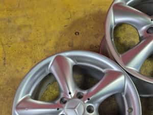 Jante Aliaj 5x112 17'' OEM Mercedes CLK W209 C-Class 7.5J ET 36 ! — miniatura 6