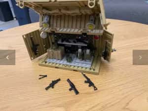Joc constructii tip Lego Container Militar 107 pcs — miniatura 8