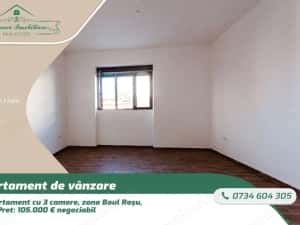 Apartament cu 3 camere ,zona Boul Roșu,Arad