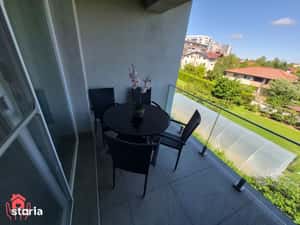 SISESTI-2 camere mobilate, 2 bai, terasa cu vedere lac, bloc boutique, — miniatura 5