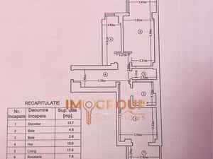 BLOC NOU INTABULAT - ETAJ 1 - 2 CAMERE DECOMANDAT CU 2 BAI - TUDOR — miniatura 6