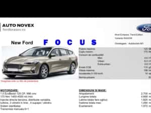 Ford Focus unic proprietar 1.0 125cp E6 tva deductibil — miniatura 8