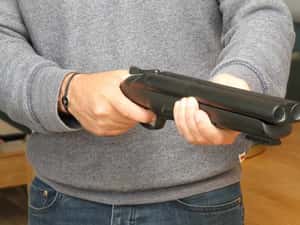 PISTOL LUNG MODIFICAT 20 JOULI !! (Model Nou) - Cu Bile De Cauciuc — miniatura 10