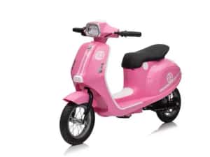 Scuter electric Kinderauto Retro, 350W, 24V 10Ah, roti gonflabile Pink — miniatura 1