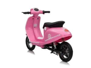 Scuter electric Kinderauto Retro, 350W, 24V 10Ah, roti gonflabile Pink — miniatura 4