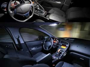 Kit Lampi Led Interior Peugeot 206  307  308 3008 408 508 Citroen C5 — miniatura 9