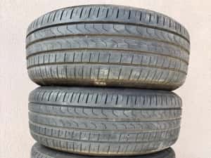 Roti / Jante 5x112 R17 ET 36 7.5J cu cauciucuri de vara 225/60/17 DOT 4723 profil 7.2mm impecabile — miniatura 8