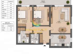 Apartament 3 camere - Pallady — miniatura 5
