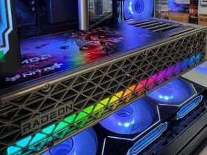 PC Gaming Ryzen 7 9800X3D /RX 9070XT/32GB, SSD 1TB/ RATE-Garantie TVA — miniatura 3