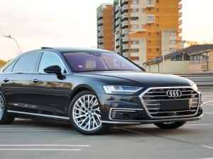 AUDI A8 LONG 60TFSI 462cp 2021 Matrix/Distr+/Panorama/BangOlufsen/Ventilatie/360"/SoftCloseUsi/Webasto/HeadUp — miniatura 10