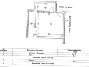 Vanzare Garsoniera Mamaia Nord pe strada linistita — miniatura 3