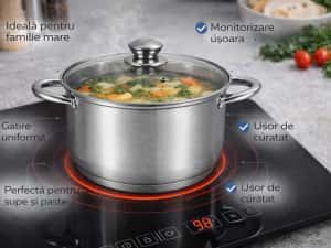 Oala inox Swiss Z Line 24 cm cu capac — miniatura 4
