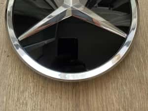Emblema Semn Logo Stea Mercedes Grila Fata Radiator A B C E S Class — miniatura 4