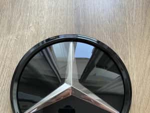 Emblema Semn Logo Stea Mercedes Grila Fata Radiator A B C E S Class — miniatura 5