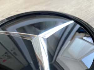 Emblema Semn Logo Stea Mercedes Grila Fata Radiator A B C E S Class — miniatura 6