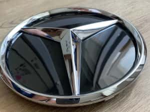 Emblema Semn Logo Stea Mercedes Grila Fata Radiator A B C E S Class — miniatura 9