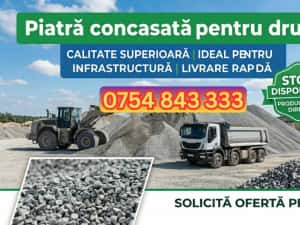 Piatra sparta, piatra concasata, sort 16-32 concasat, sort 16-32 spart, piatra drum iasi — miniatura 2