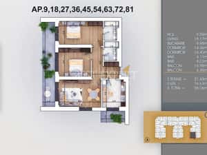 3 camere decomandate 5 min N.Teclu — miniatura 2