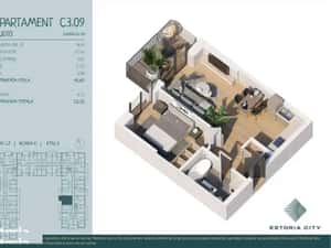 Apartament Tip Studio Metrou Nicolae Teclu Estoria City