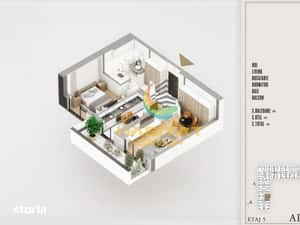 Pallady 2 camere decomandat 65 mp ACTE GATA DE MUTARE — miniatura 4