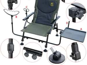 Scaun de Feeder Baracuda cu Accesorii TFC025 — miniatura 4