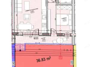 Apartament la cheie cu 2 camere gradina si parcare zona Brana Selimbar — miniatura 6