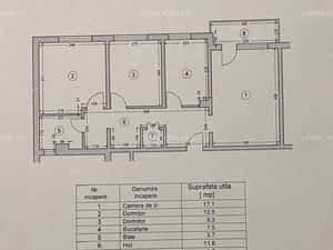 Exclusivitate-Casa de Cultura,ap.3 cam. dec.67mp,etaj 1,incadrat,liber — miniatura 4