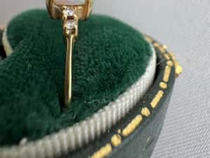 Inel din aur, opal si diamante — miniatura 6