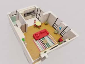 IMI Residence - Comision 0 - Apartament cu o camera, 38 mp - loc parcare inclus — miniatura 2