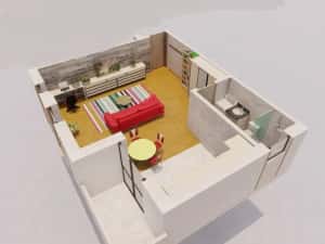 IMI Residence - Comision 0 - Apartament cu o camera, 38 mp - loc parcare inclus — miniatura 3