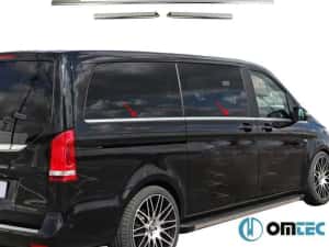 Ornamente cromate chedere geamuri Mercedes Vito W447 — miniatura 7