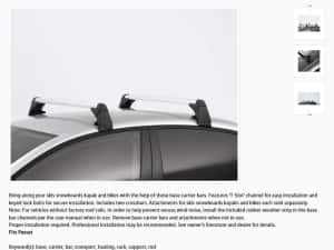 Bare transversale VW Passat B6 - B7 noi-noute sigilate in cutie — miniatura 5